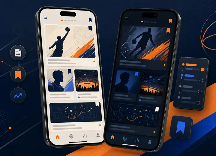 金沙国际体育 App 篮球资讯手机界面